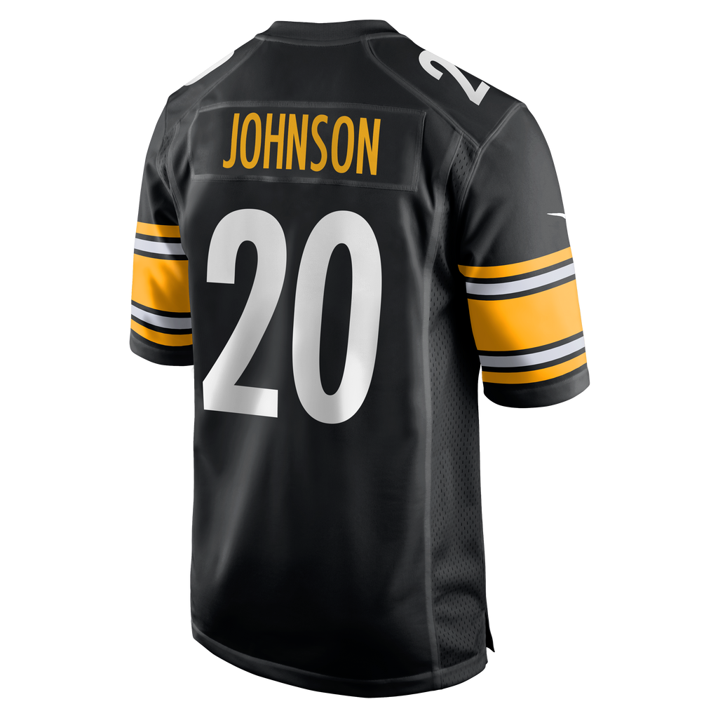 Men's Pittsburgh Steelers Kaleb Johnson Nike  Black Team Game Jersey