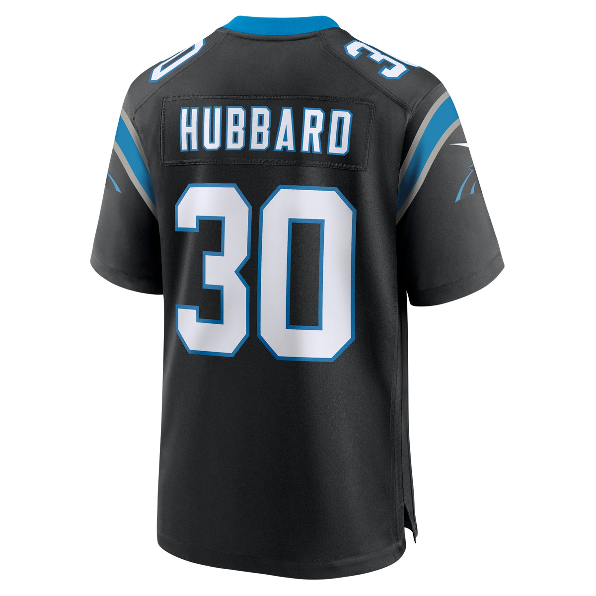 Men's Carolina Panthers Chuba Hubbard Nike Blue Alternate Game Jersey