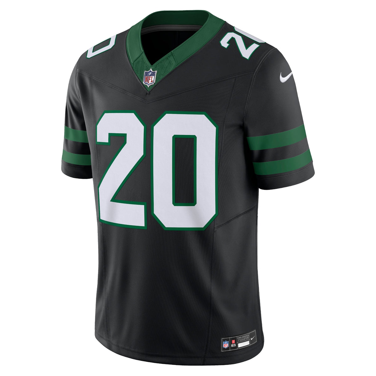 Men's New York Jets Breece Hall Nike Legacy White Vapor F.U.S.E. Limited Jersey