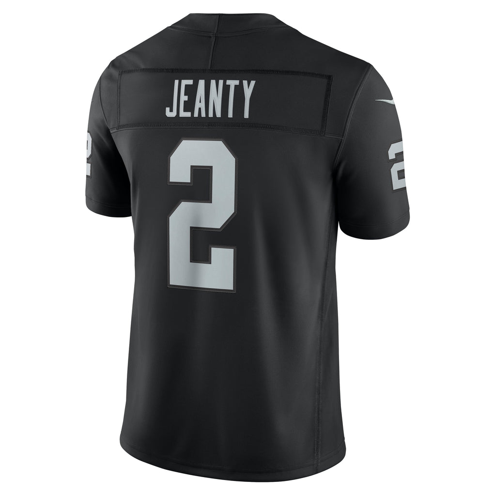Men's Las Vegas Raiders Ashton Jeanty Nike Black Team Vapor F.U.S.E. Stitched Limited Jersey