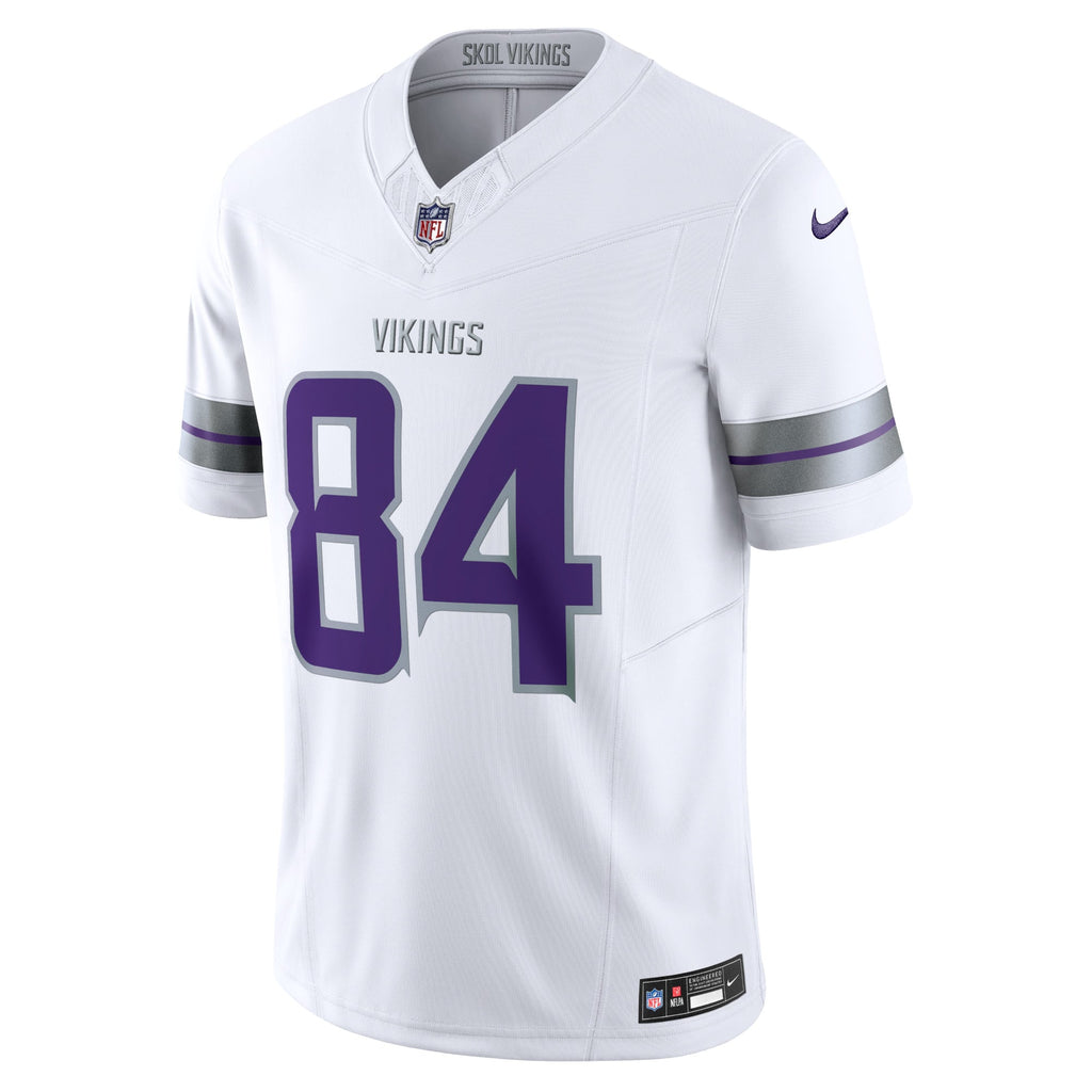 Men's Minnesota Vikings Randy Moss Nike White Alternate Vapor F.U.S.E. Retired Player Limited Jersey