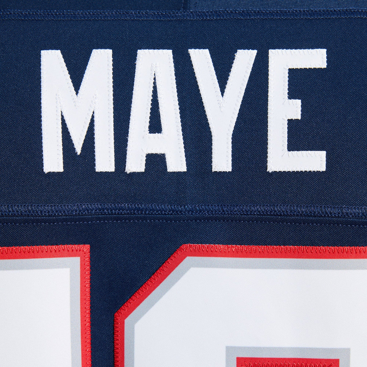 Men's New England Patriots Drake Maye Nike Navy Team Vapor F.U.S.E. Stitched Limited Jersey