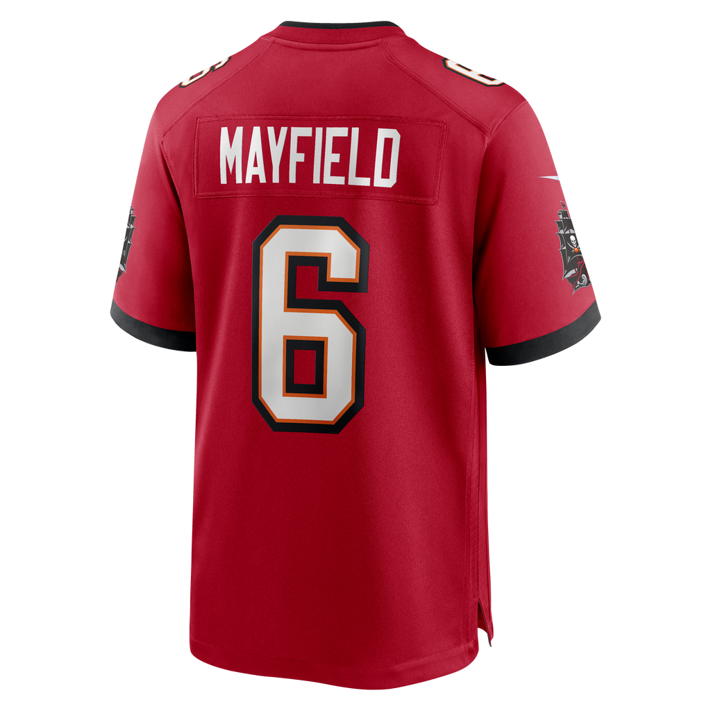 Men's Tampa Bay Buccaneers Baker Mayfield Nike Red Team Game Jersey
