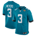 Men's Jacksonville Jaguars Jakobi Meyers Nike  Teal Team  Game Jersey