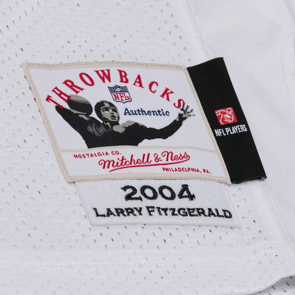 Arizona Cardinals Larry Fitzgerald Mitchell & Ness White Big & Tall 2004 Legacy Retired Player Jersey