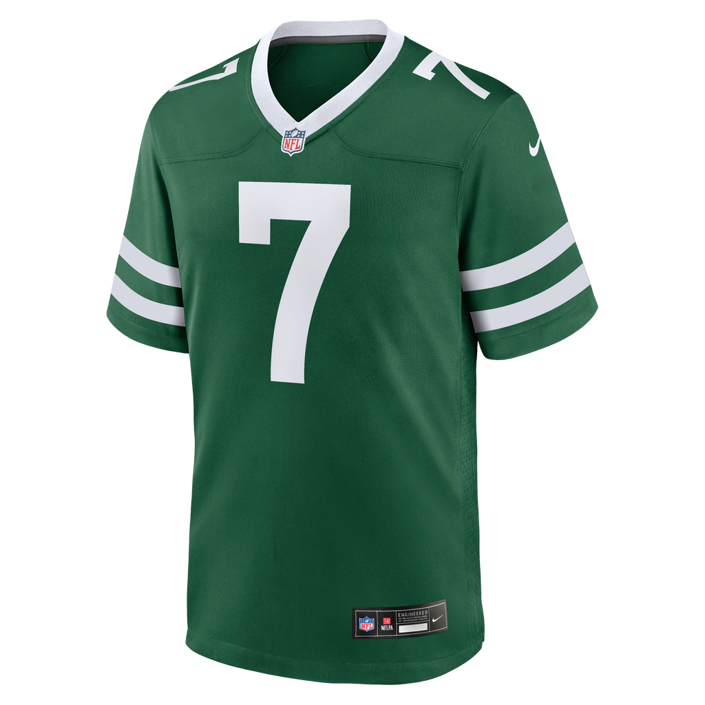 Men's New York Jets Geno Smith Nike Legacy Green Game Jersey
