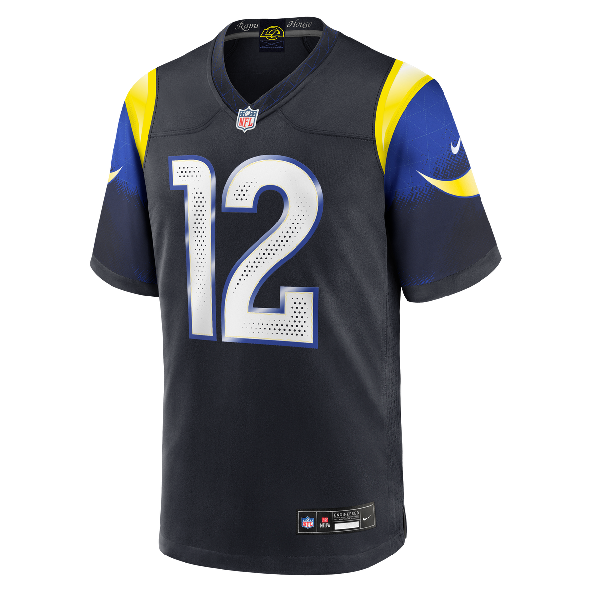 Men's Los Angeles Rams Puka Nacua Nike Dark Blue Rivalries Collection Game Jersey