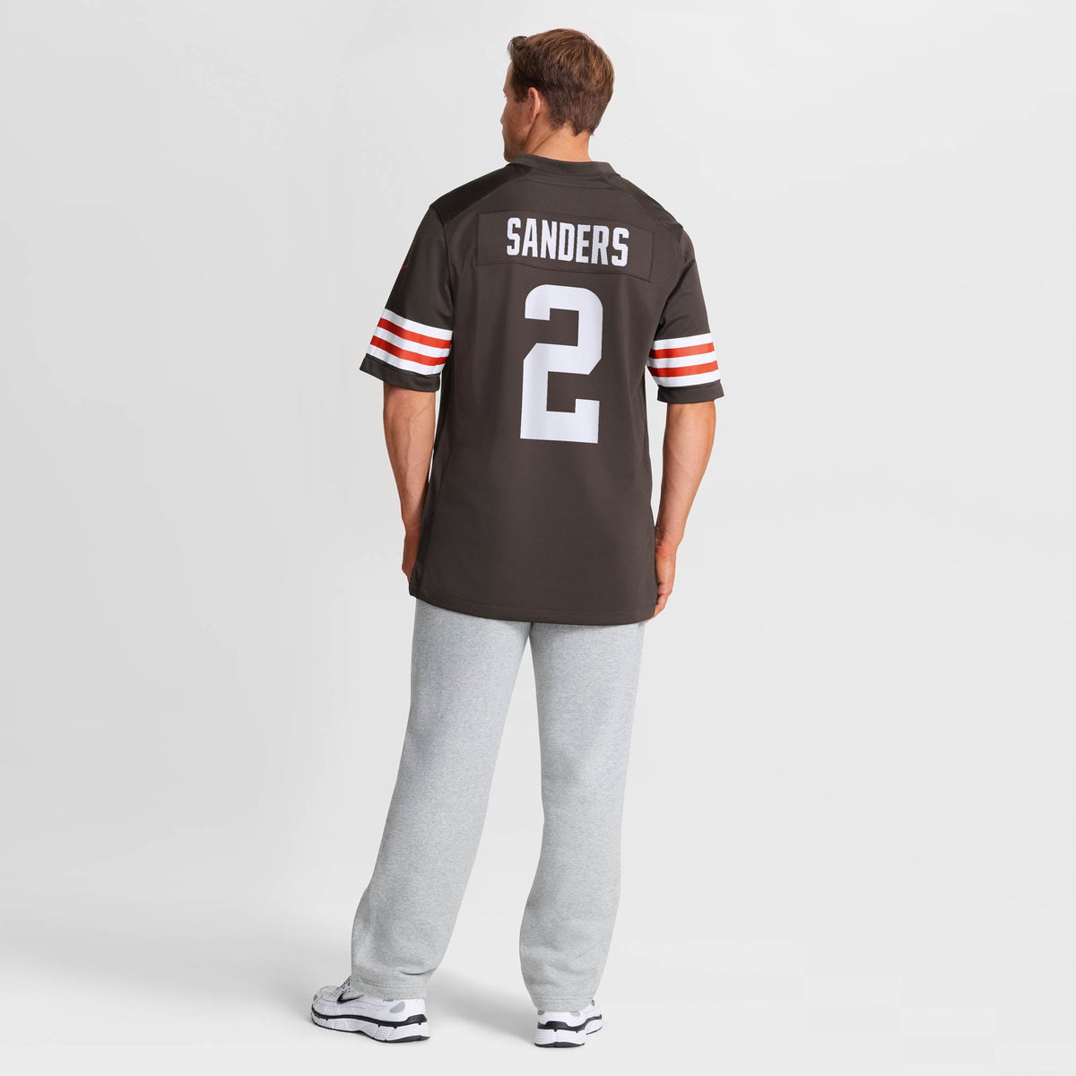 Men's Cleveland Browns Shedeur Sanders Nike Brown Game Jersey