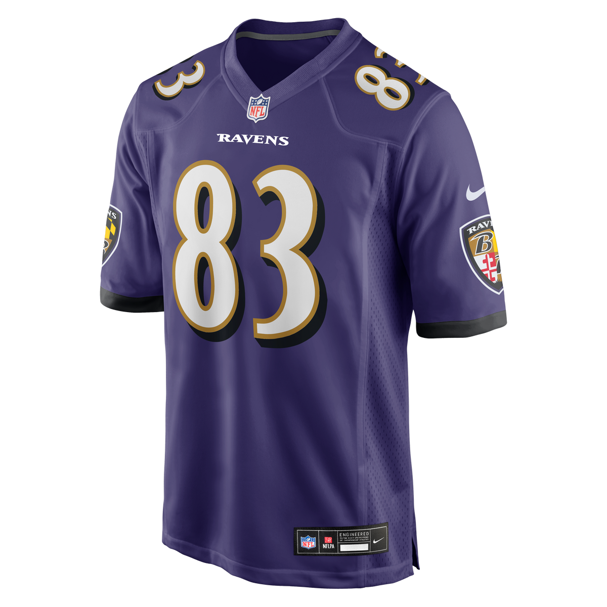 Men's Baltimore Ravens LaJohntay Wester Nike  Purple Team Game Jersey