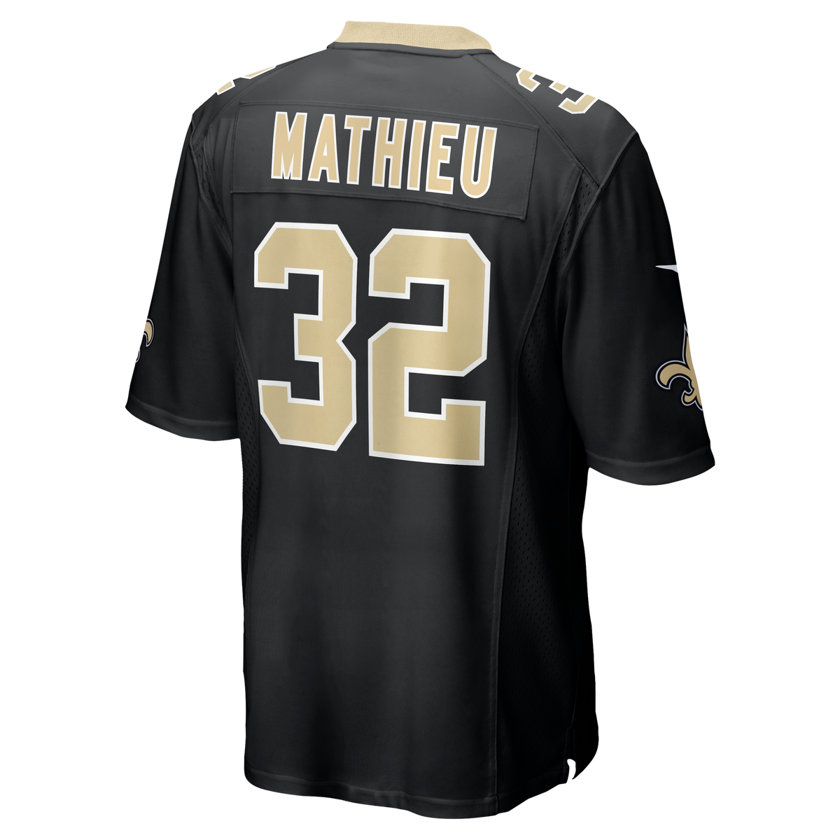 Men's New Orleans Saints Tyrann Mathieu Nike White Game Jersey