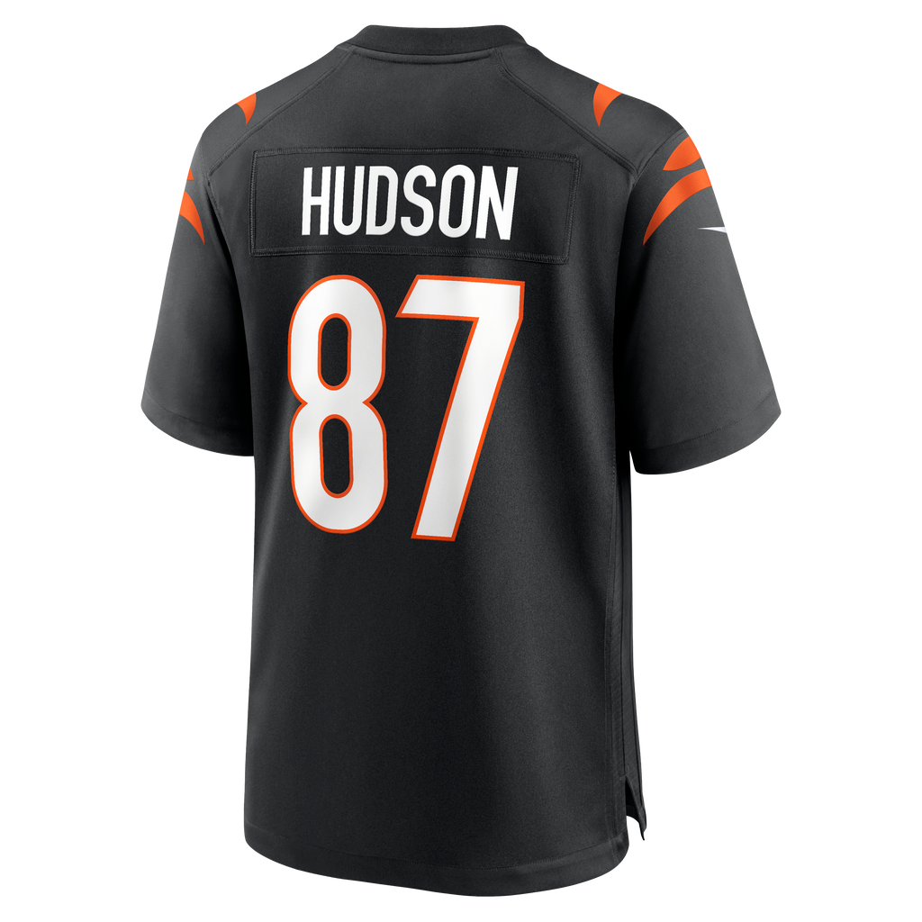 Men's Cincinnati Bengals Tanner Hudson Nike Black Home Game Player Jersey