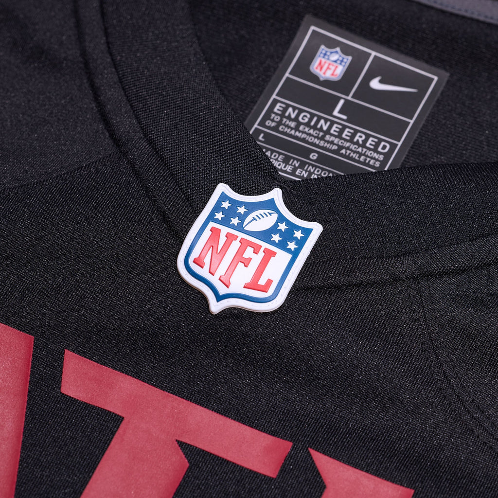 Men's Atlanta Falcons Chris Lindstrom Nike  Black Team Game Jersey