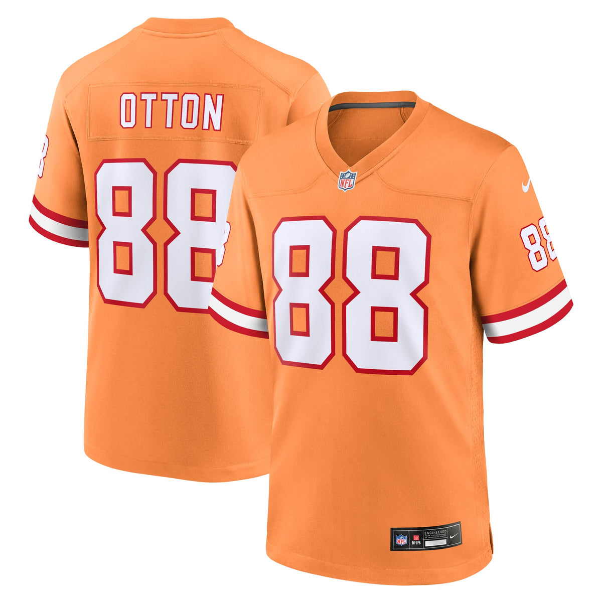 Men's Tampa Bay Buccaneers Cade Otton Nike Red Game Player Jersey