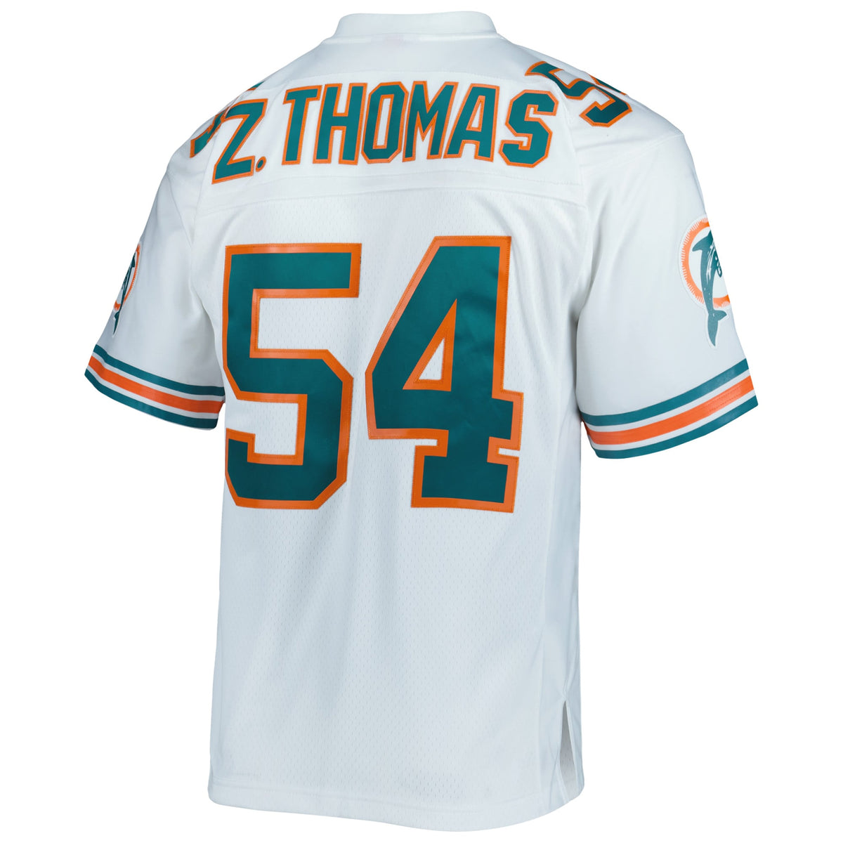 Men's Miami Dolphins Zach Thomas Mitchell & Ness Aqua Legacy Replica Jersey