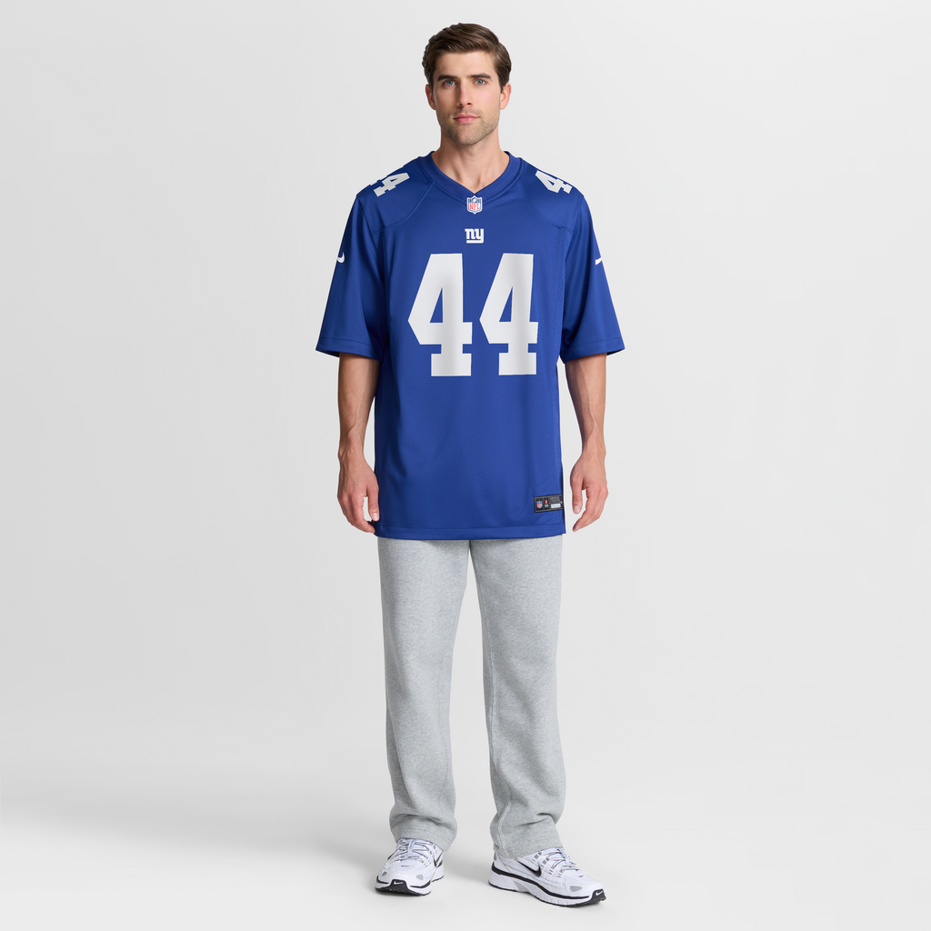 Men's New York Giants Cam Skattebo Nike Red Alternate Century Red Game Jersey