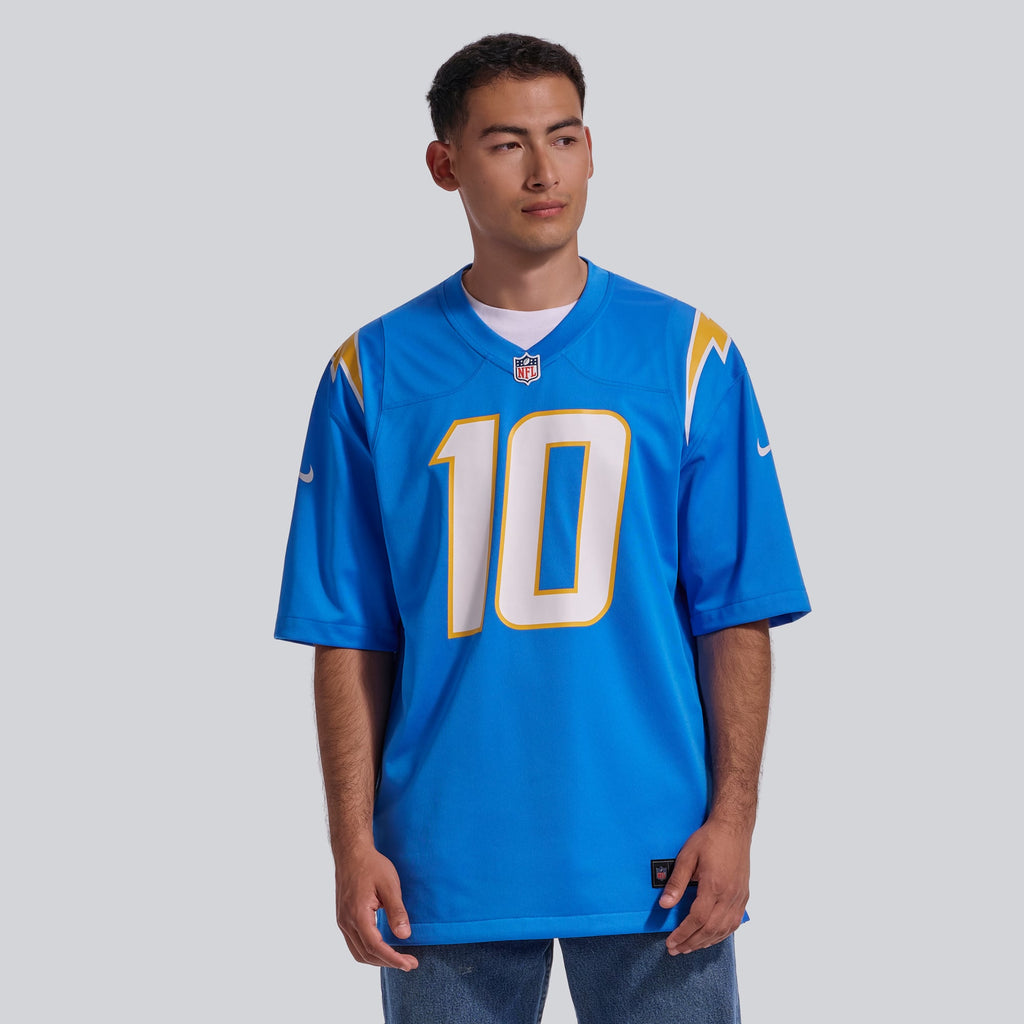 Men's Los Angeles Chargers Justin Herbert Nike Gold Alternate Charger Power Game Player Jersey