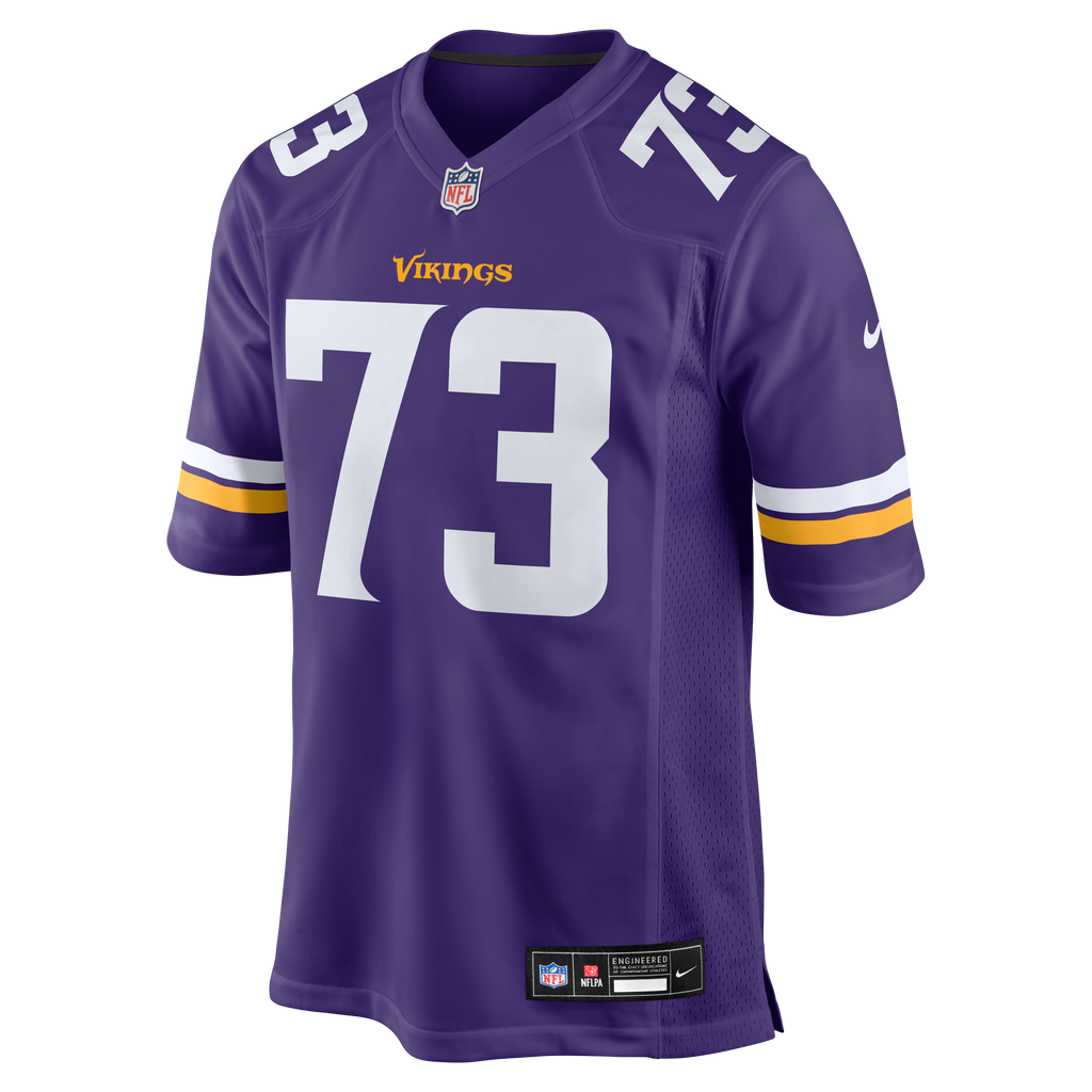 Men's Minnesota Vikings Walter Rouse Nike  Purple Team Game Jersey