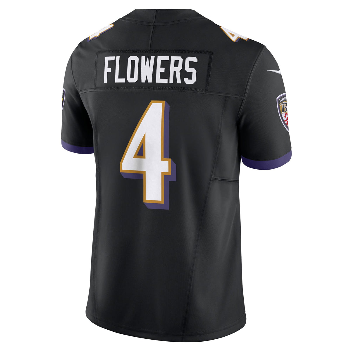 Men's Baltimore Ravens Zay Flowers Nike Purple Vapor F.U.S.E. Limited Jersey
