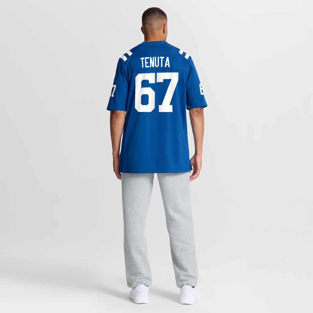 Men's Indianapolis Colts Luke Tenuta Nike  Royal Team Game Jersey