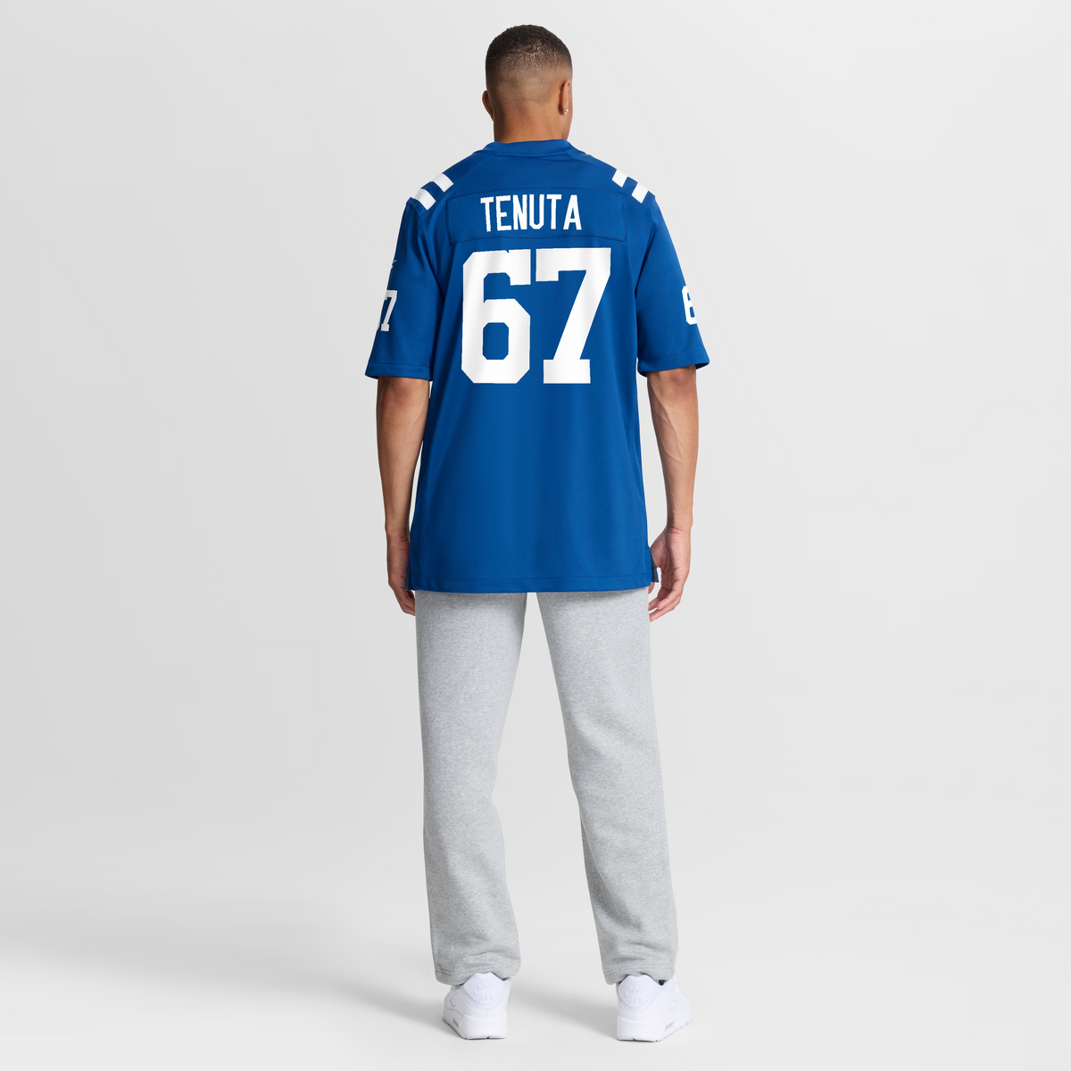 Men's Indianapolis Colts Luke Tenuta Nike  Royal Team Game Jersey
