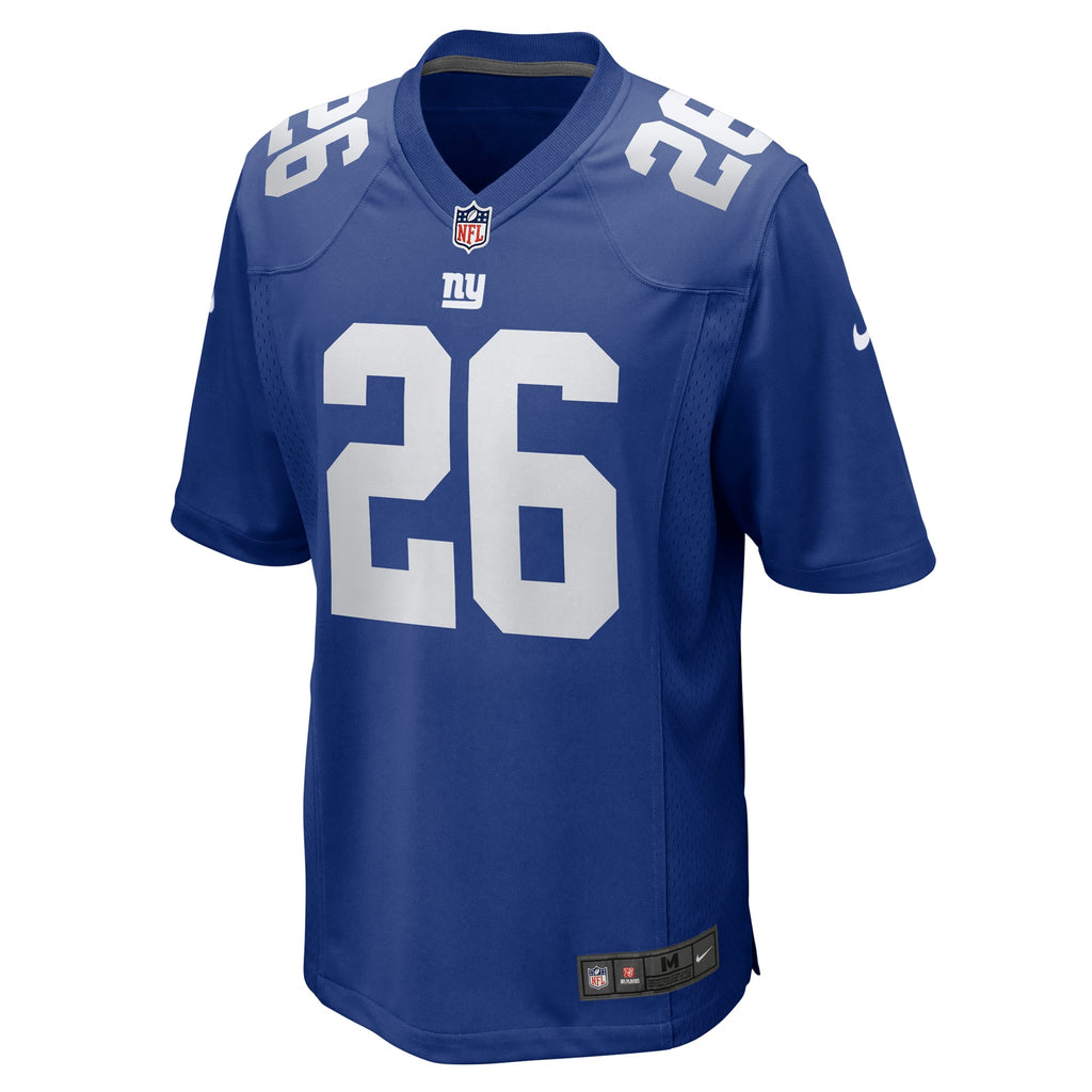 Men's New York Giants Devin Singletary Nike  Royal Team Game Jersey
