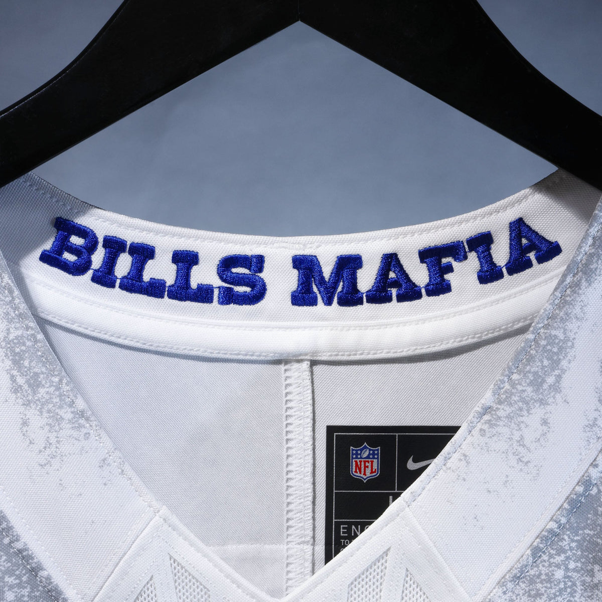 Men's Buffalo Bills Khalil Shakir Nike White Rivalries Collection Stitched Limited Jersey