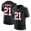 Men's Atlanta Falcons Deion Sanders Nike Black Alternate Throwback Vapor F.U.S.E. Stitched Retired Limited Jersey