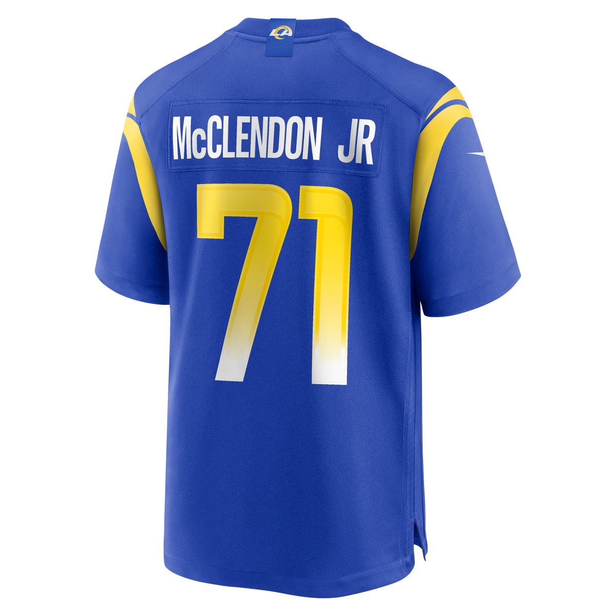 Men's Los Angeles Rams Warren McClendon Jr. Nike Royal Team Game Jersey