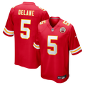 Men's Kansas City Chiefs Mansoor Delane Nike Red Team Game Jersey