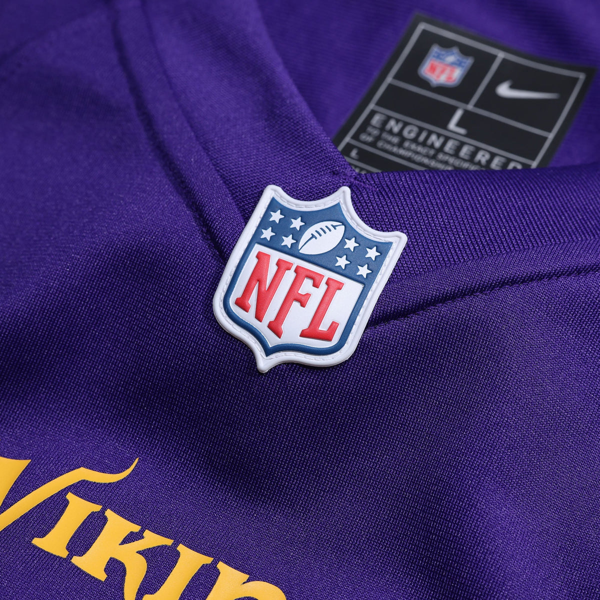 Men's Minnesota Vikings Brian Asamoah II Nike  Purple  Game Jersey