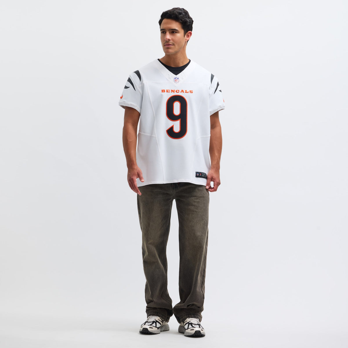 Men's Cincinnati Bengals Joe Burrow Nike White  Vapor F.U.S.E. Elite Jersey