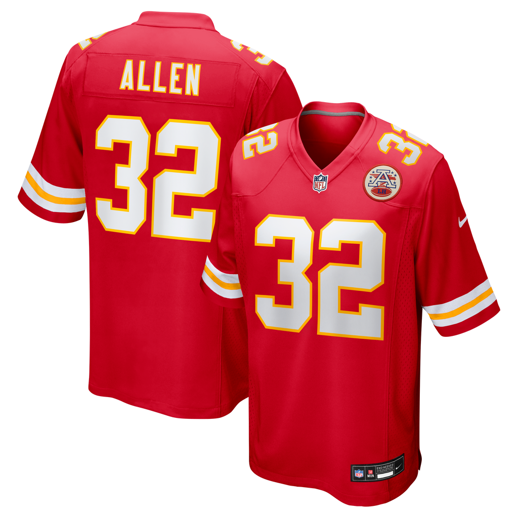 Men's Kansas City Chiefs Marcus Allen Nike Red Game Retired Player Jersey