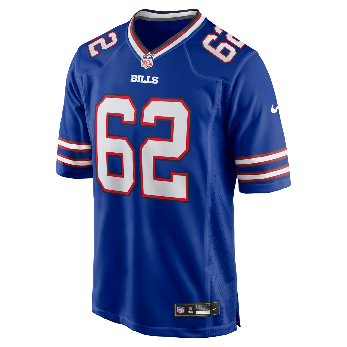 Men's Buffalo Bills Sedrick Van Pran-Granger Nike  Royal Game Jersey