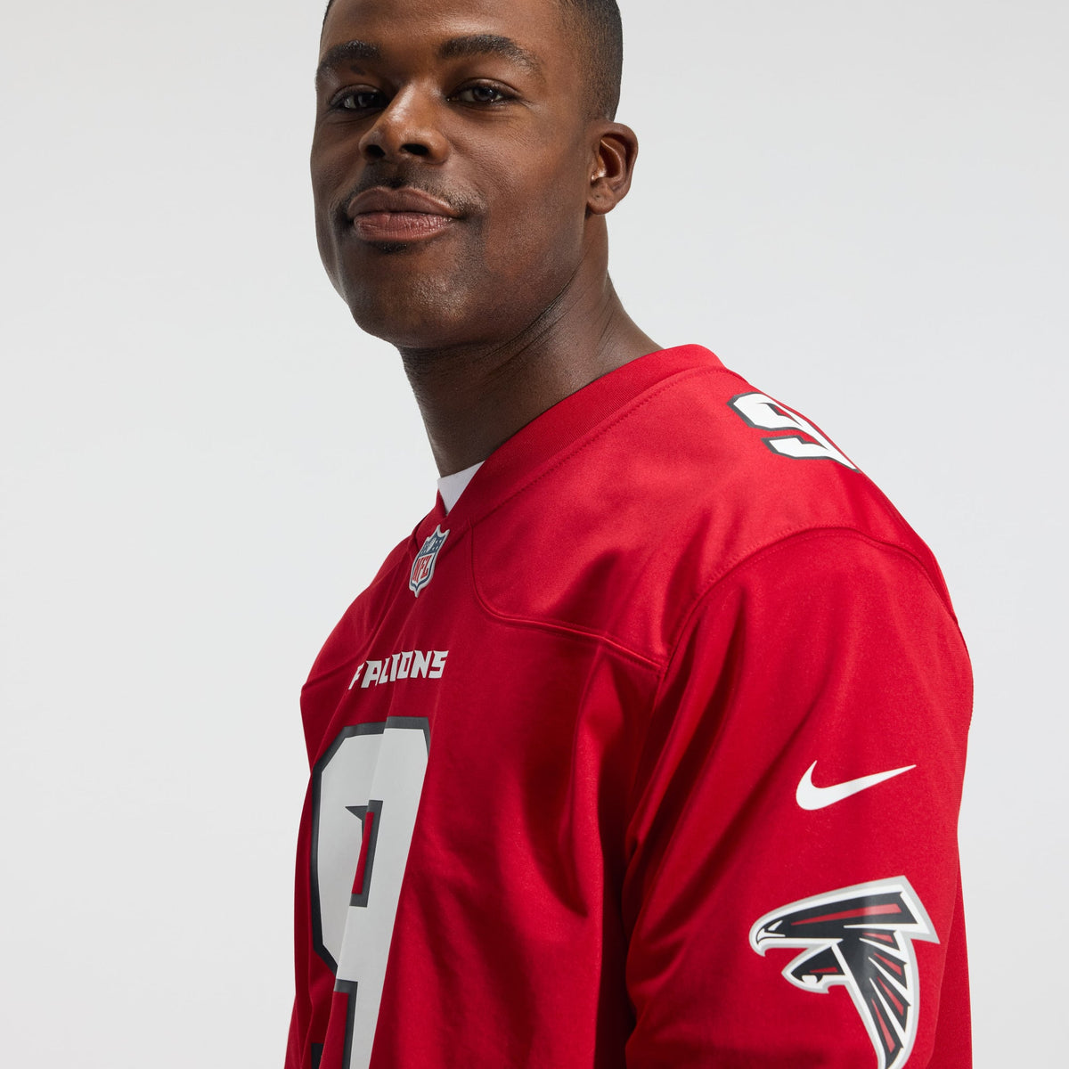 Men's Atlanta Falcons Michael Penix Jr. Nike Black Alternate Game Jersey