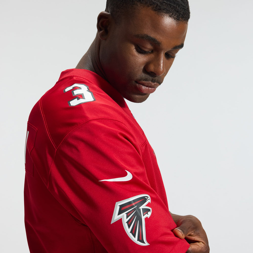 Men's Atlanta Falcons Jessie Bates III Nike White Game Jersey