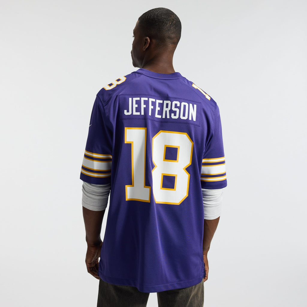Men's Minnesota Vikings Justin Jefferson Nike Purple Classic Player Game Jersey