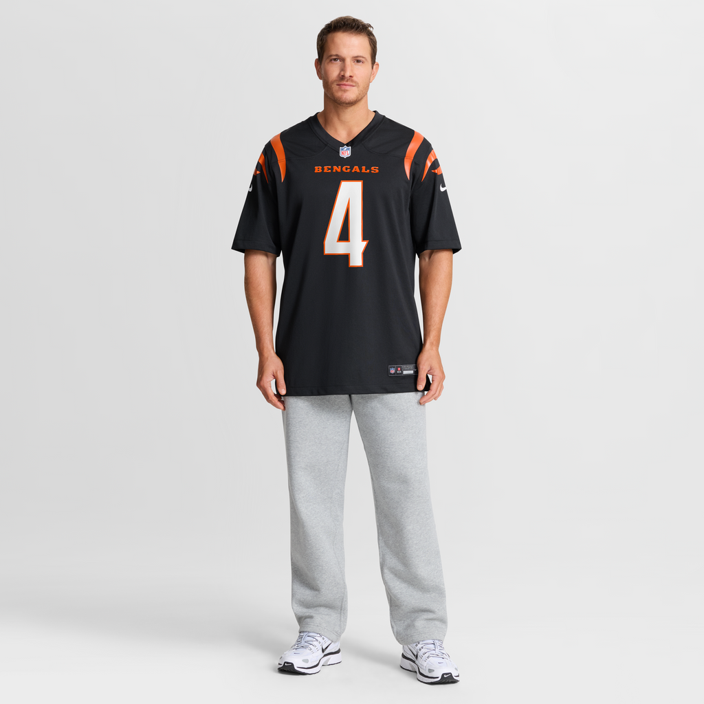 Men's Cincinnati Bengals Sean Clifford Nike  Black Team Game Jersey