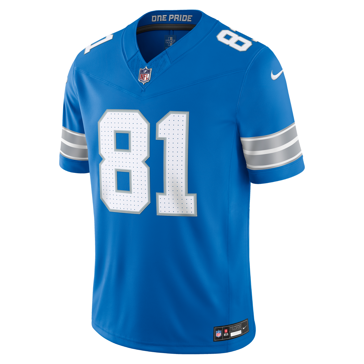 Men's Detroit Lions Calvin Johnson Nike Black Alternate Vapor F.U.S.E. Stitched Retired Limited Jersey