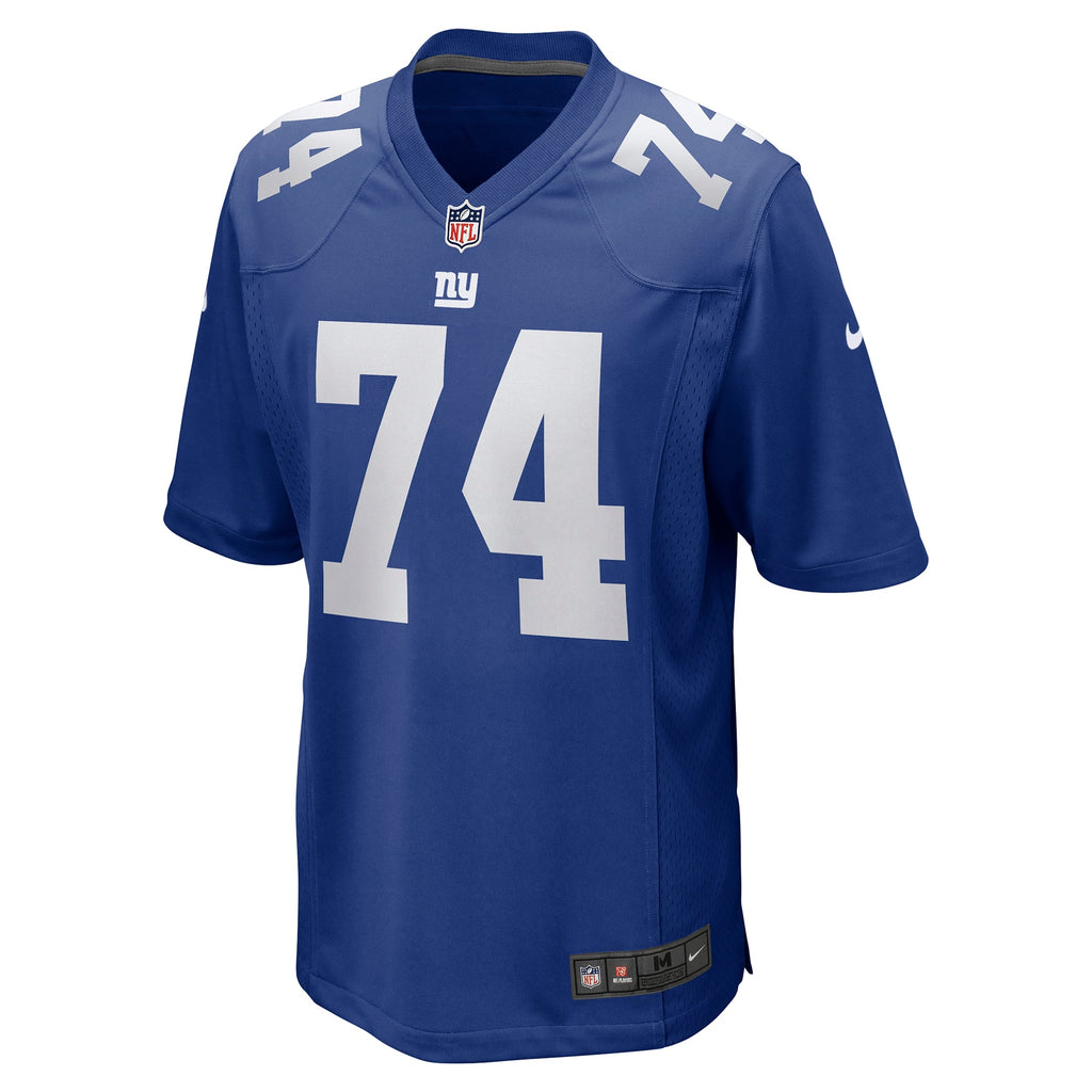 Men's New York Giants Greg Van Roten Nike  Royal Team Game Jersey