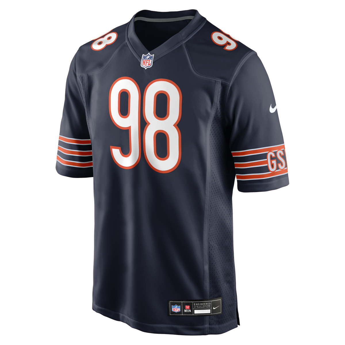 Men's Chicago Bears Montez Sweat Nike  Navy  Game Jersey