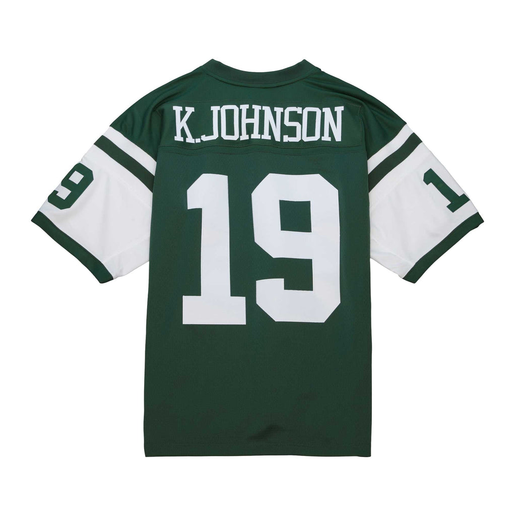 Men's New York Jets Keyshawn Johnson Mitchell & Ness Kelly Green Legacy Replica Jersey