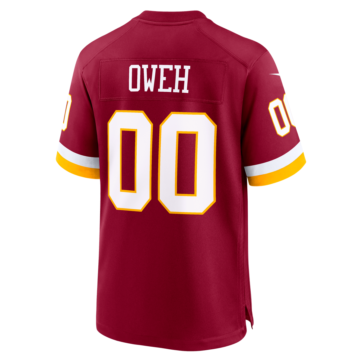 Men's Washington Commanders Odafe Oweh Nike Black Hail Raiser Alternate Game Jersey
