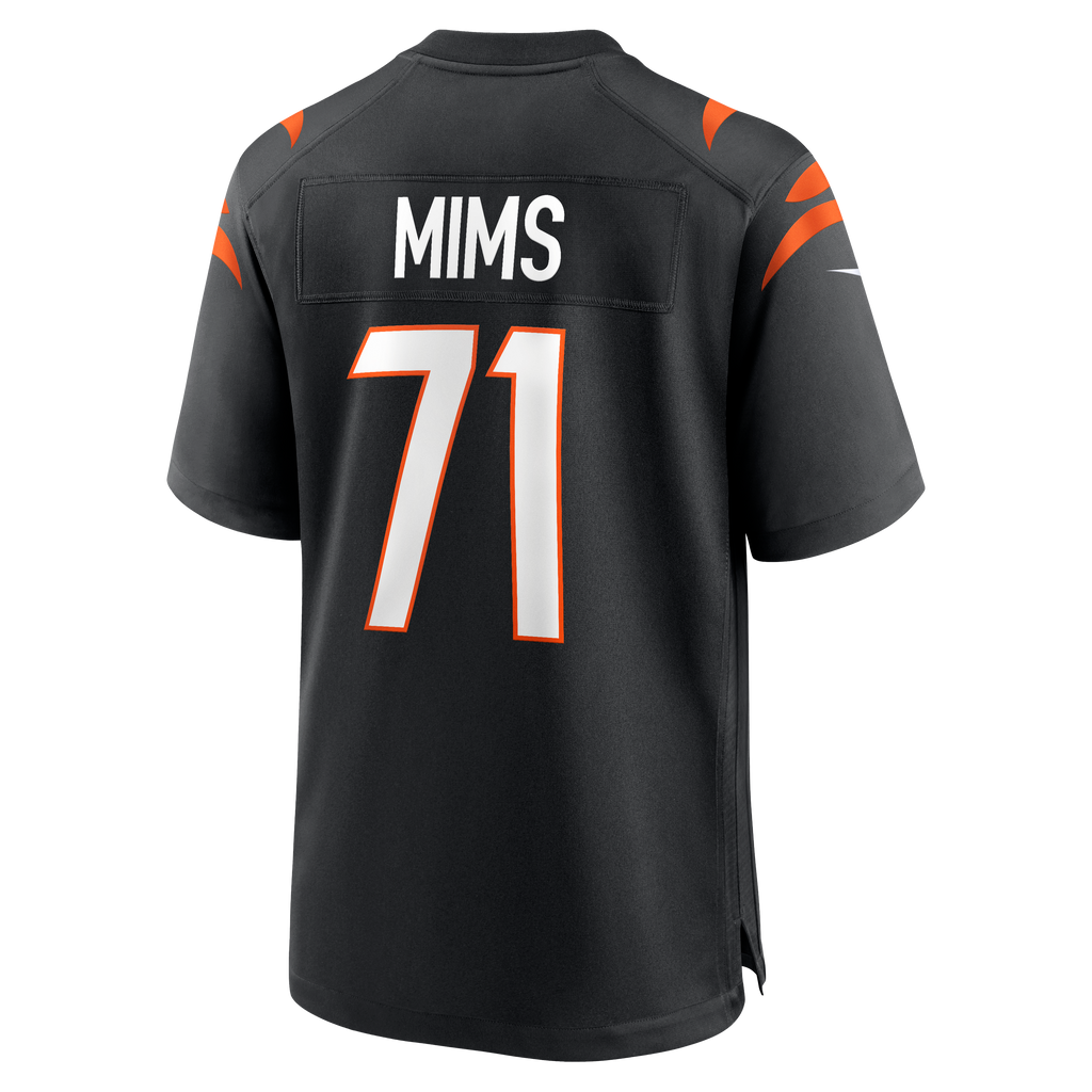 Men's Cincinnati Bengals Amarius Mims Nike Black  Player Game Jersey