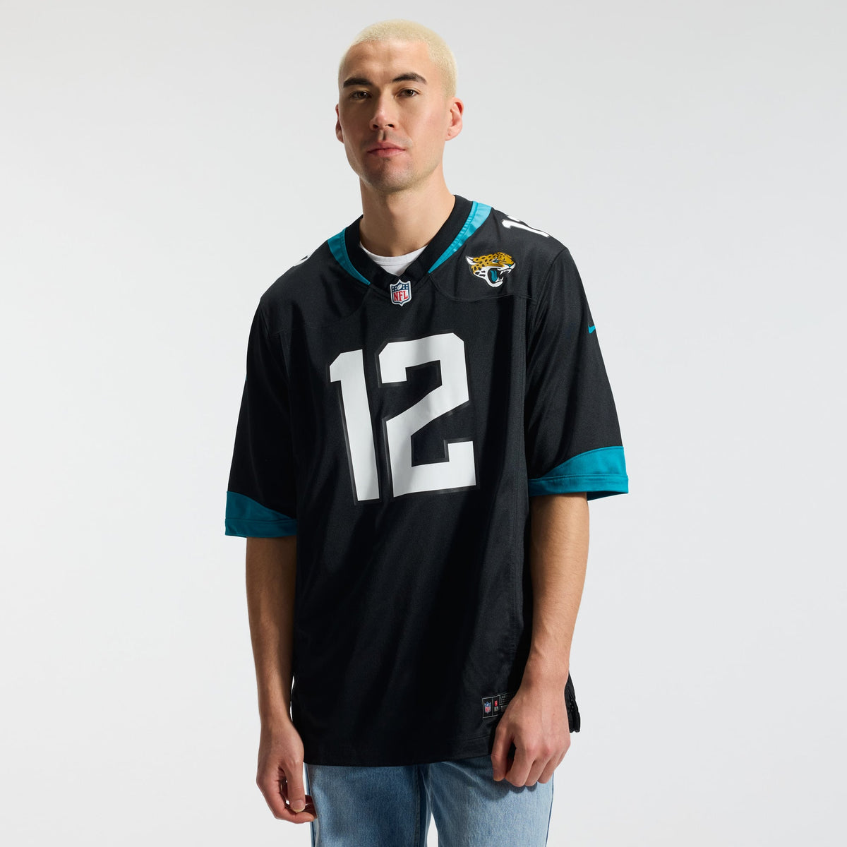 Men's Jacksonville Jaguars Travis Hunter Nike Teal Team Game Jersey