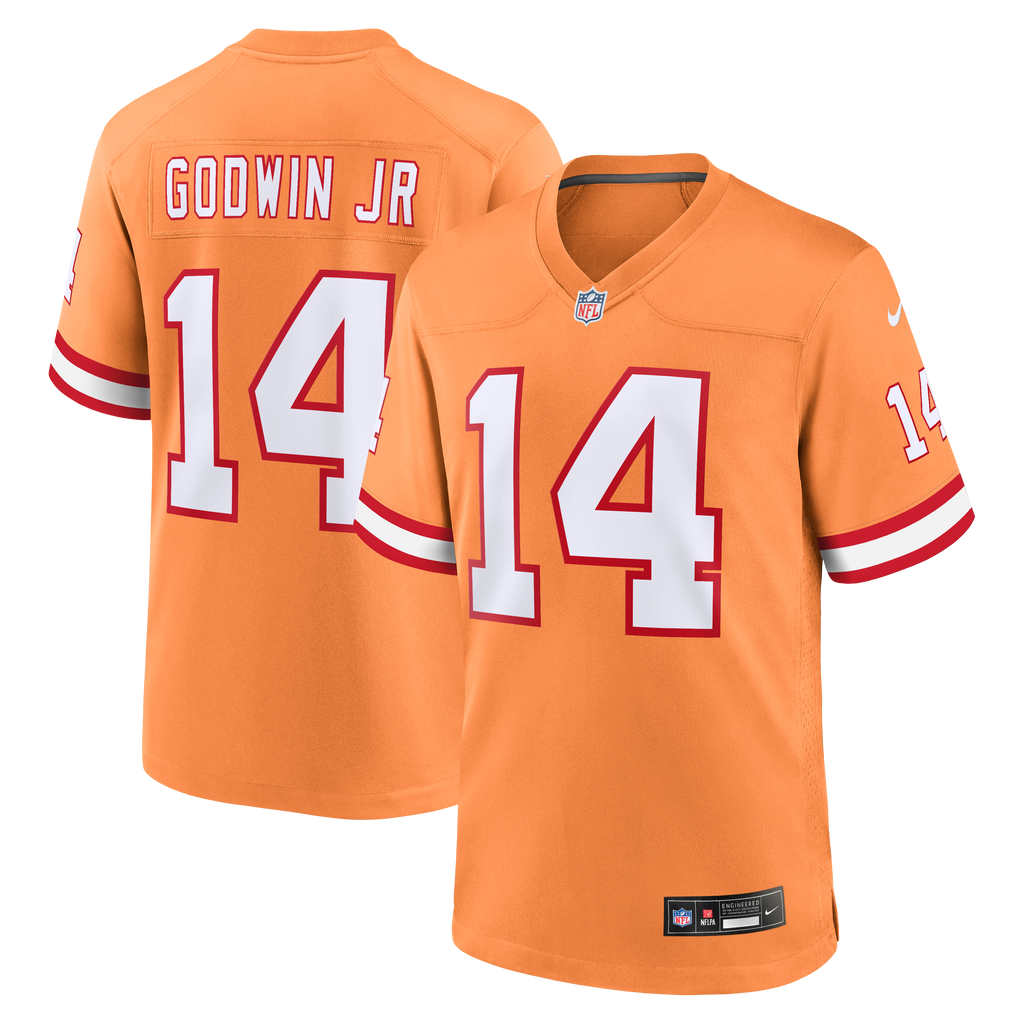 Men's Tampa Bay Buccaneers Chris Godwin Jr. Nike Orange Alternate Game Player Jersey