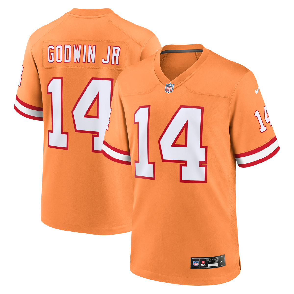 Men's Tampa Bay Buccaneers Chris Godwin Jr. Nike White Game Player Jersey