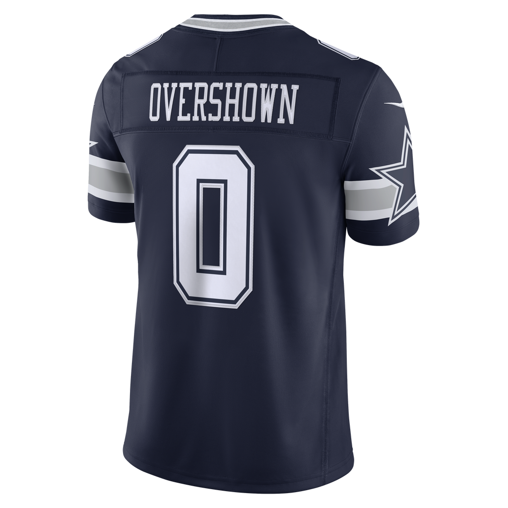 Men's Dallas Cowboys DeMarvion Overshown Nike Navy Team Vapor F.U.S.E. Stitched Limited Jersey