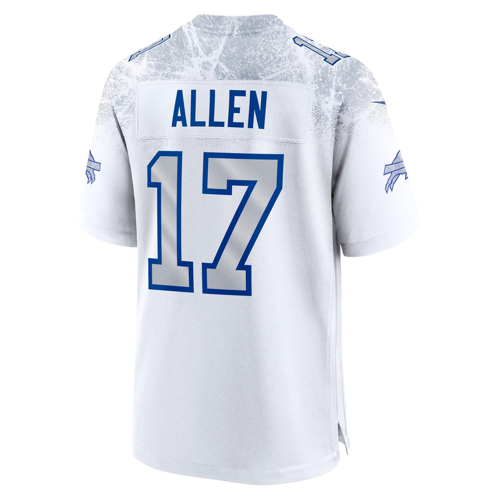 Men's Buffalo Bills Josh Allen Nike White Rivalries Collection Game Jersey