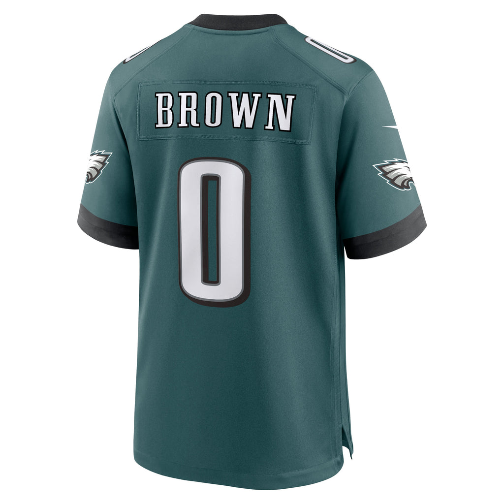 Men's Philadelphia Eagles Marquise Brown Nike  Kelly Green Alternate 2 Game Jersey