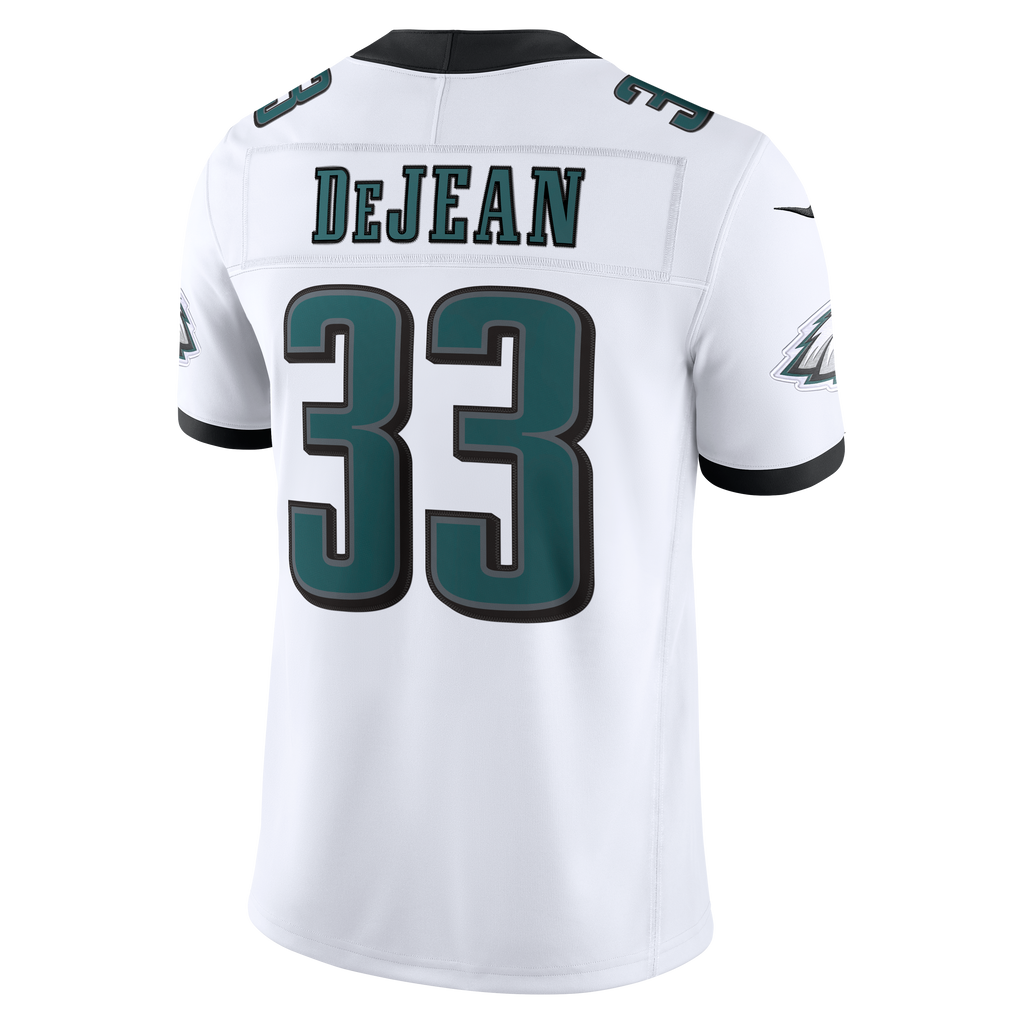 Men's Philadelphia Eagles Cooper DeJean Nike Kelly Green Alternate Vapor F.U.S.E. Stitched Limited Jersey